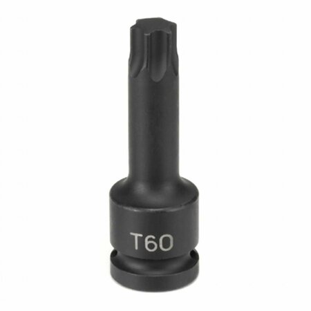 PROTECTIONPRO Grey Pneumatic  0.5 in. Driver x T47 Internal Torx Impact Driver PR3589275